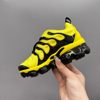 Nike AIR MAX plus full-length air cushion children's sports shoes "yellow"