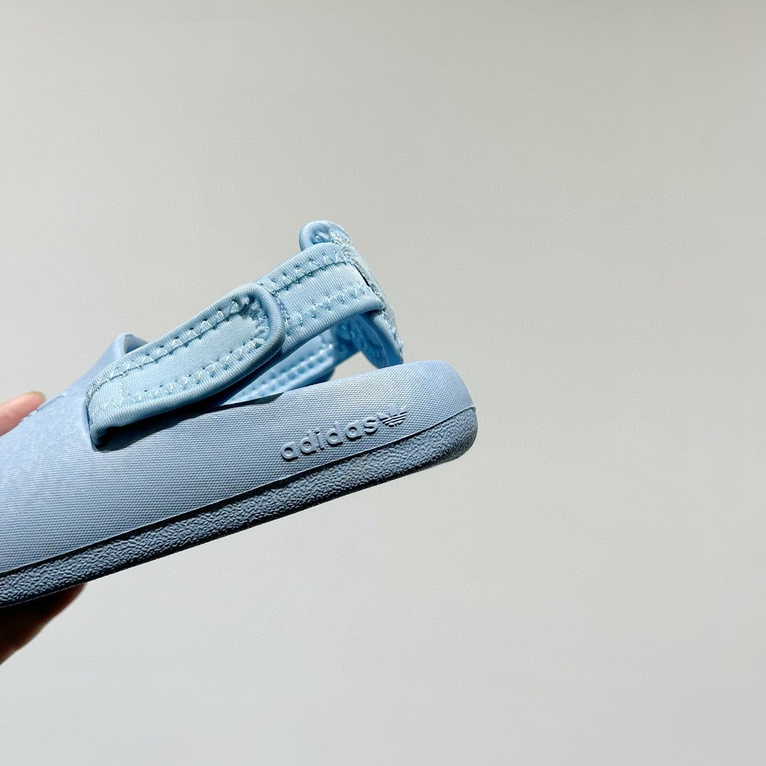 Adidas clover soft thick sole" sky blue"