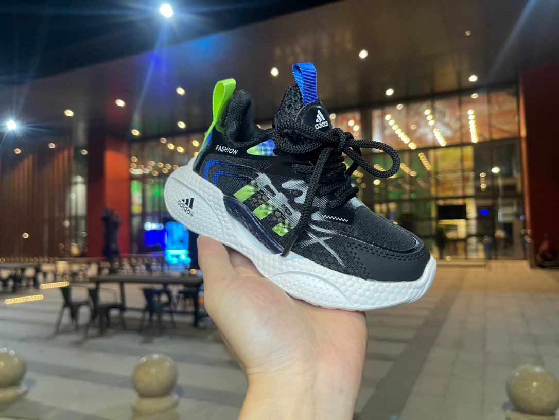 Adidas hollow running shoes" black"