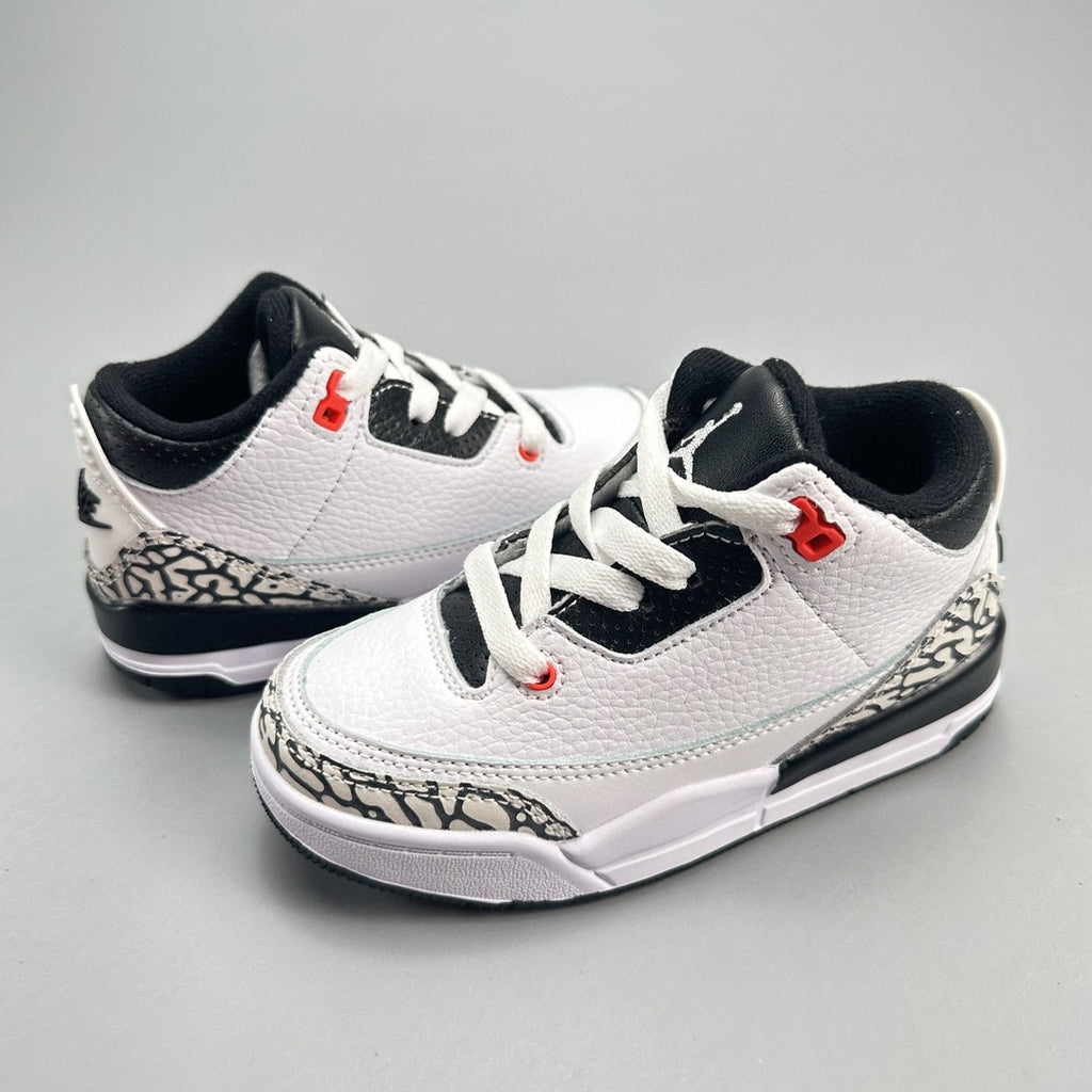 Jordan 3 children's shoes" white, black"