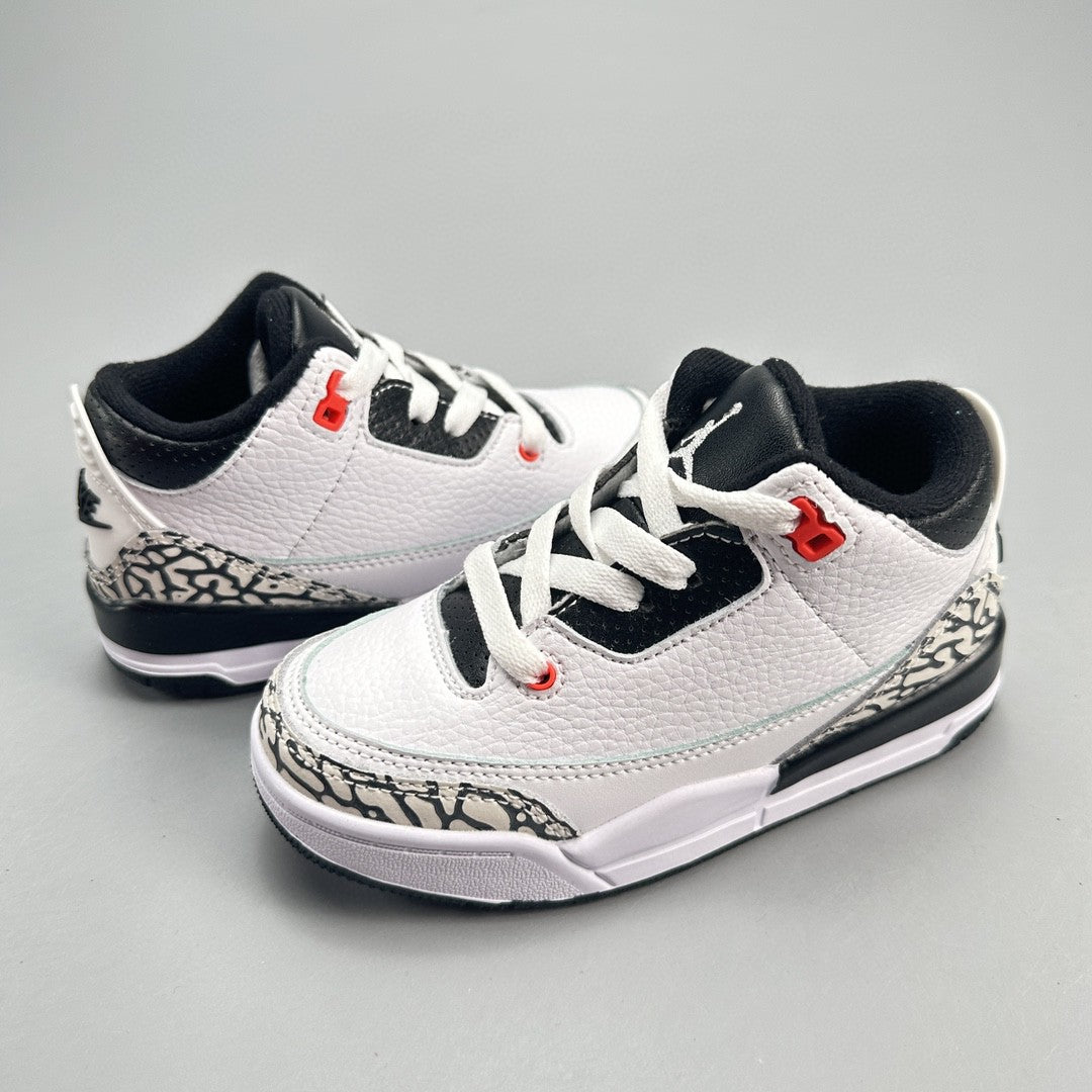 Jordan 3 children's shoes" white, black"