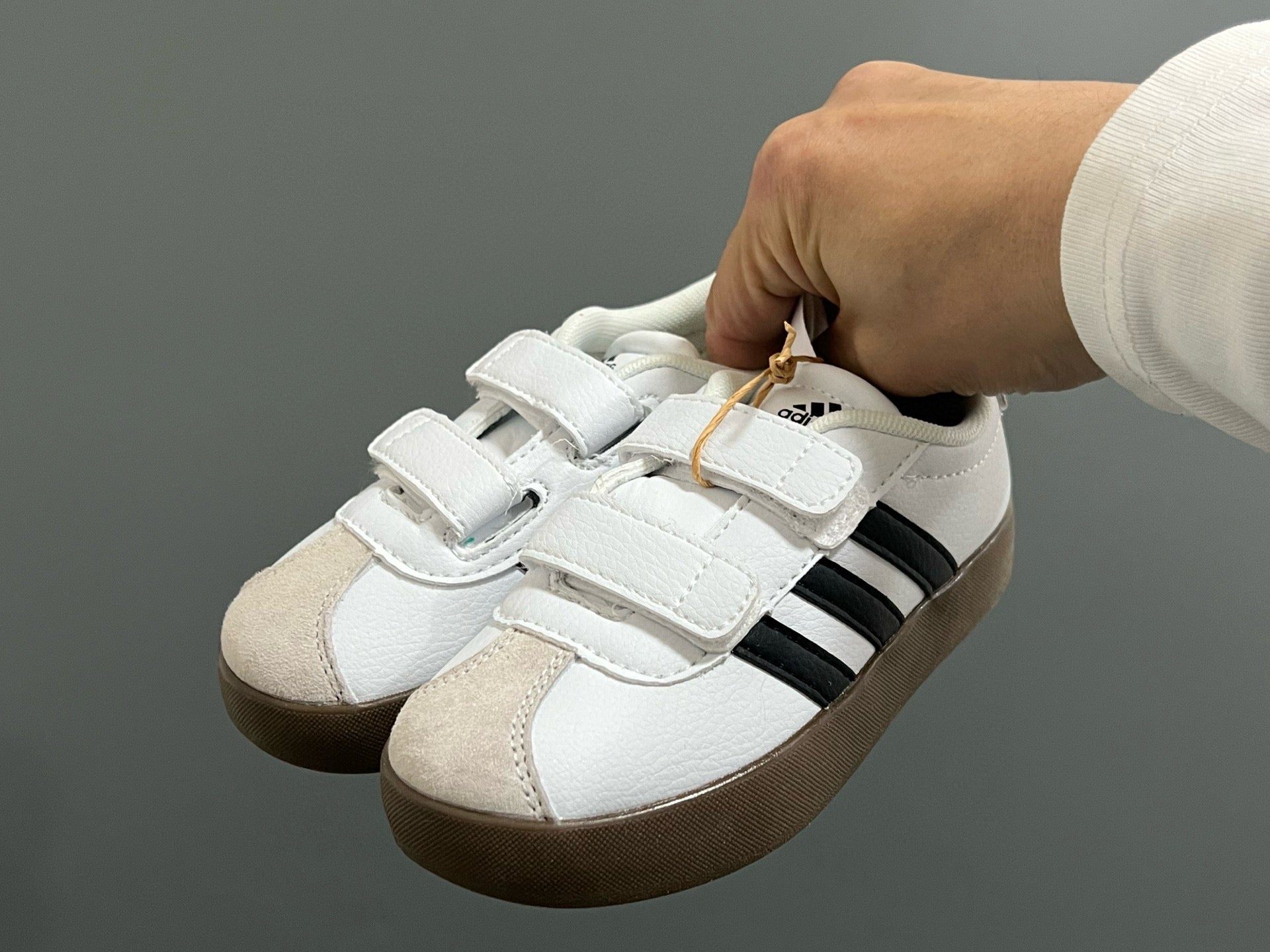 Adidas tennis shoes" white, black"