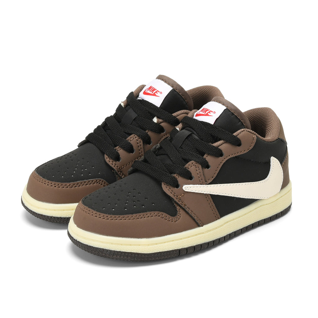 Qiaoyi low-top shoelaces" brown"