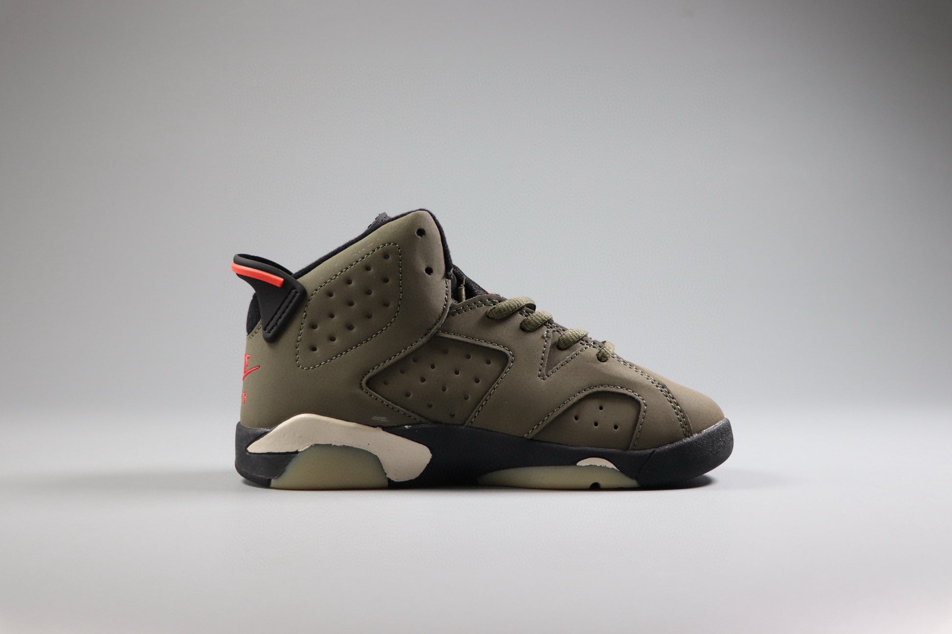 Joe 6 children's basketball shoes " olive green"
