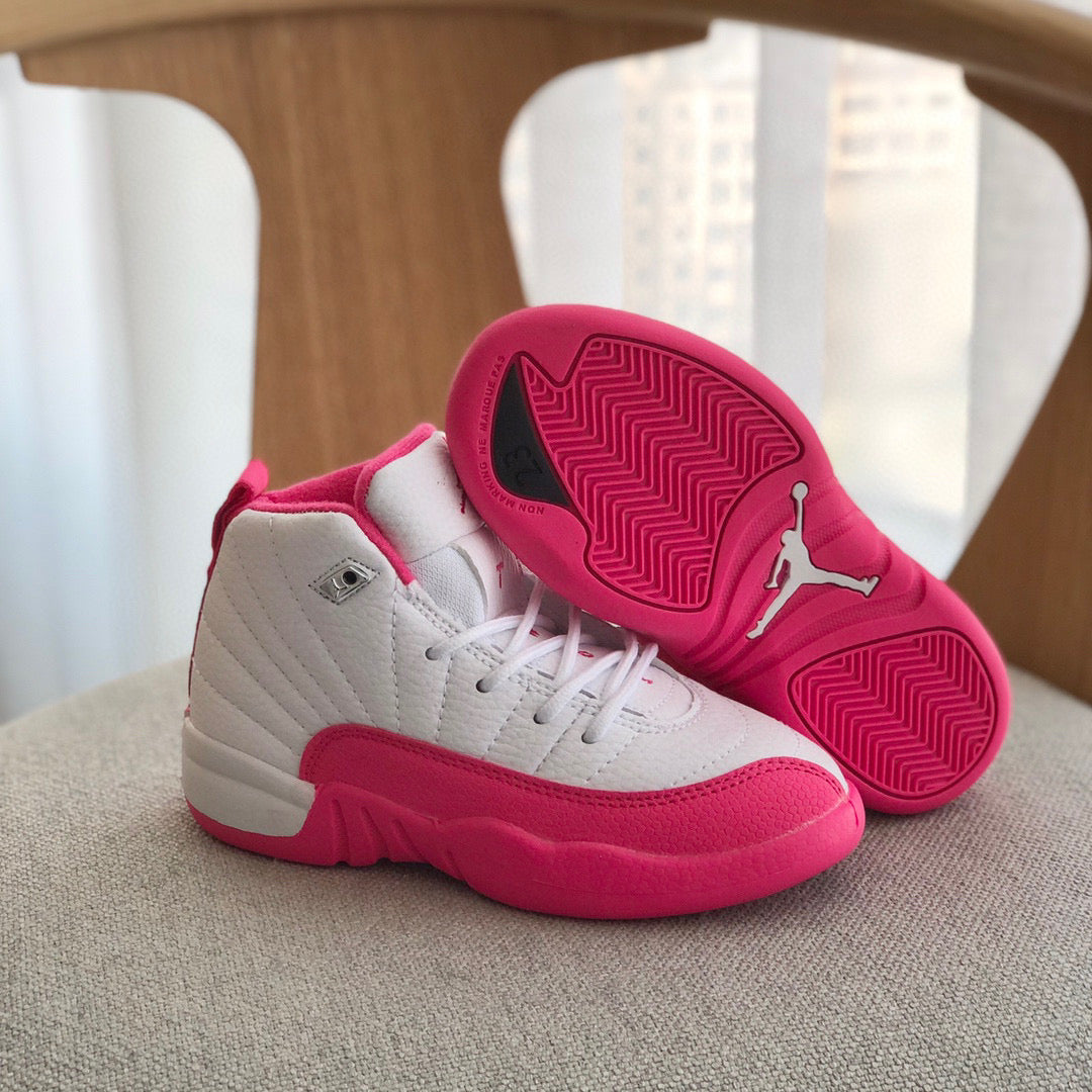 Joe 12 high quality children's shoe" white and Pink"