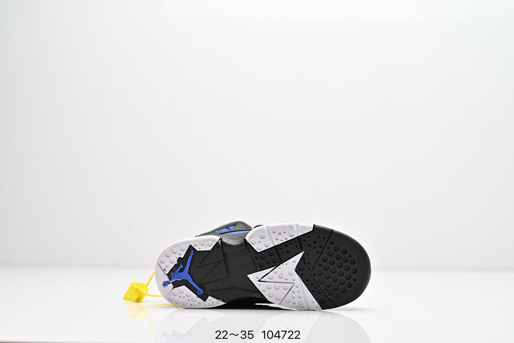 Joe 6 children's basketball shoes" black, blue"