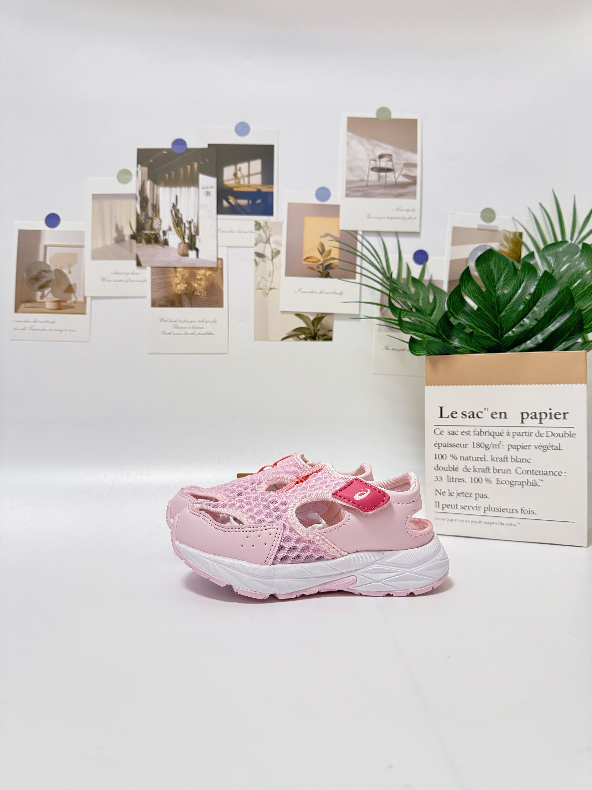 YSS new Velcro sandals "pink"