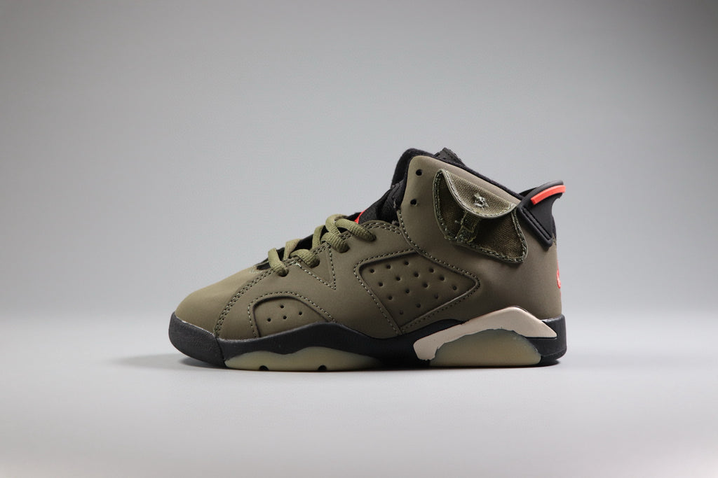 Joe 6 children's basketball shoes " olive green"