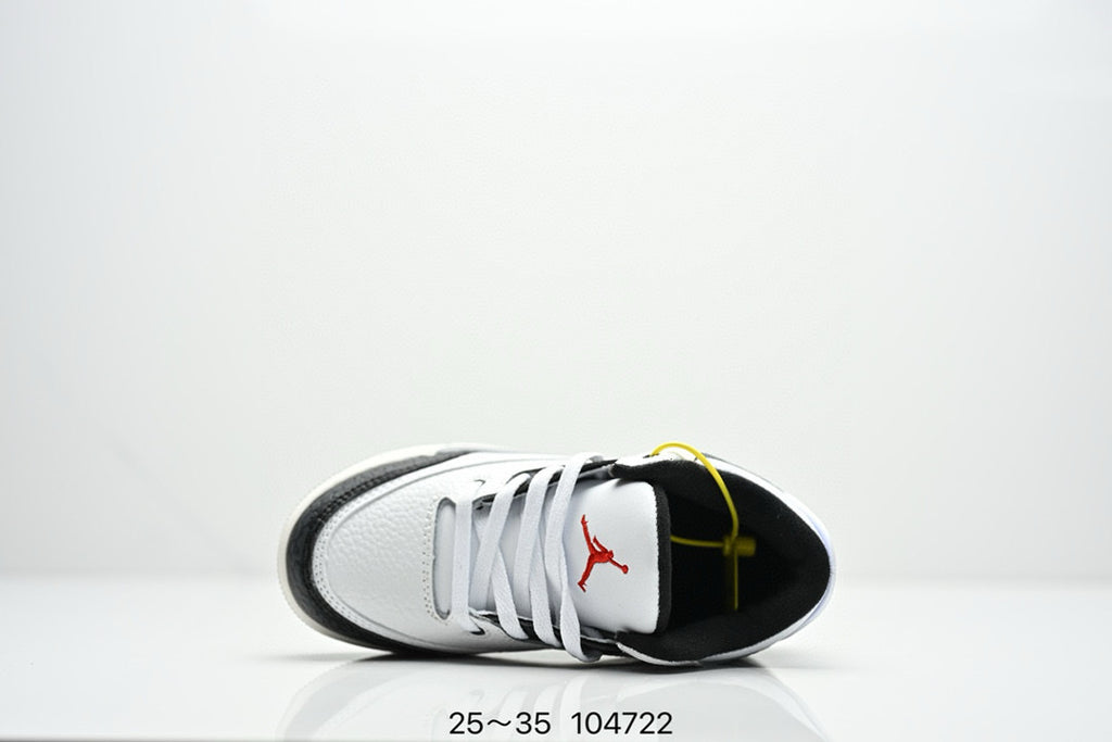 Joe 3" white, black"