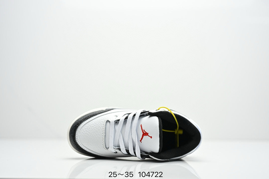 Joe 3" white, black"