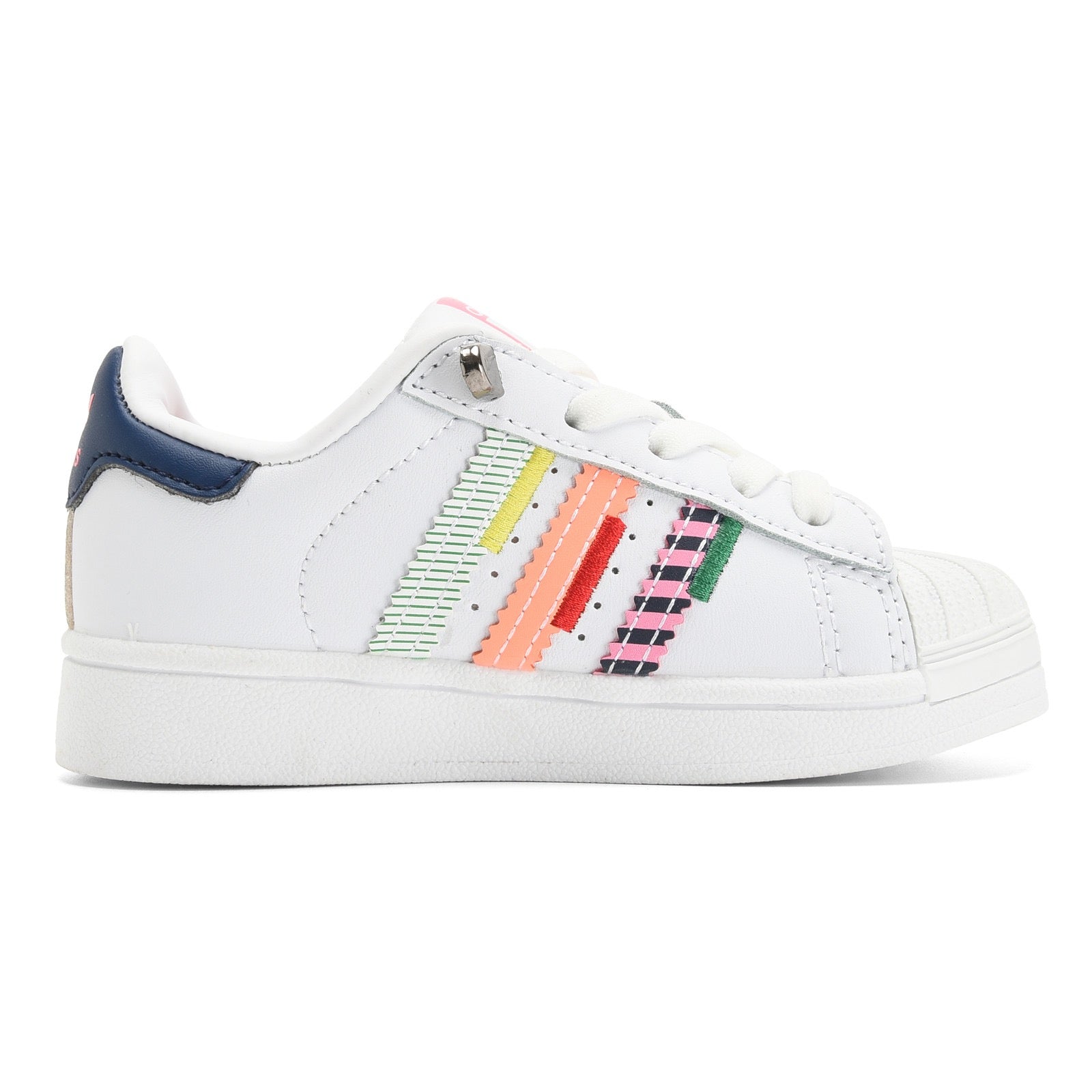 Adidas shell toe lace-up sneakers " white"