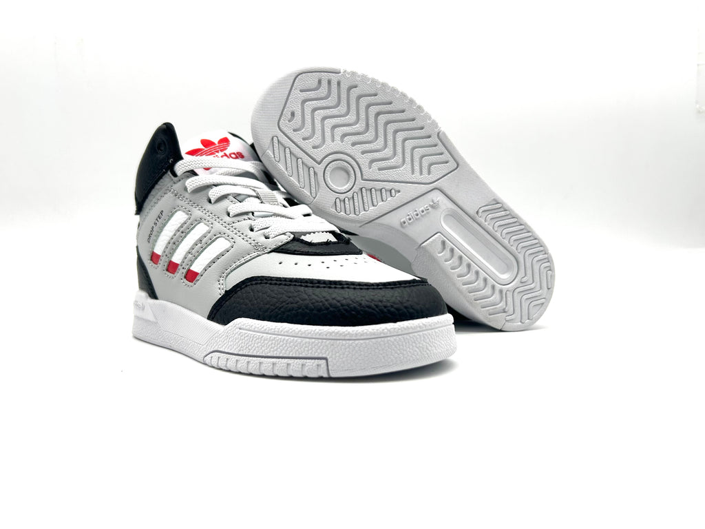 Adidas Trefoil Retro Basketball Shoes" white, black, gray"