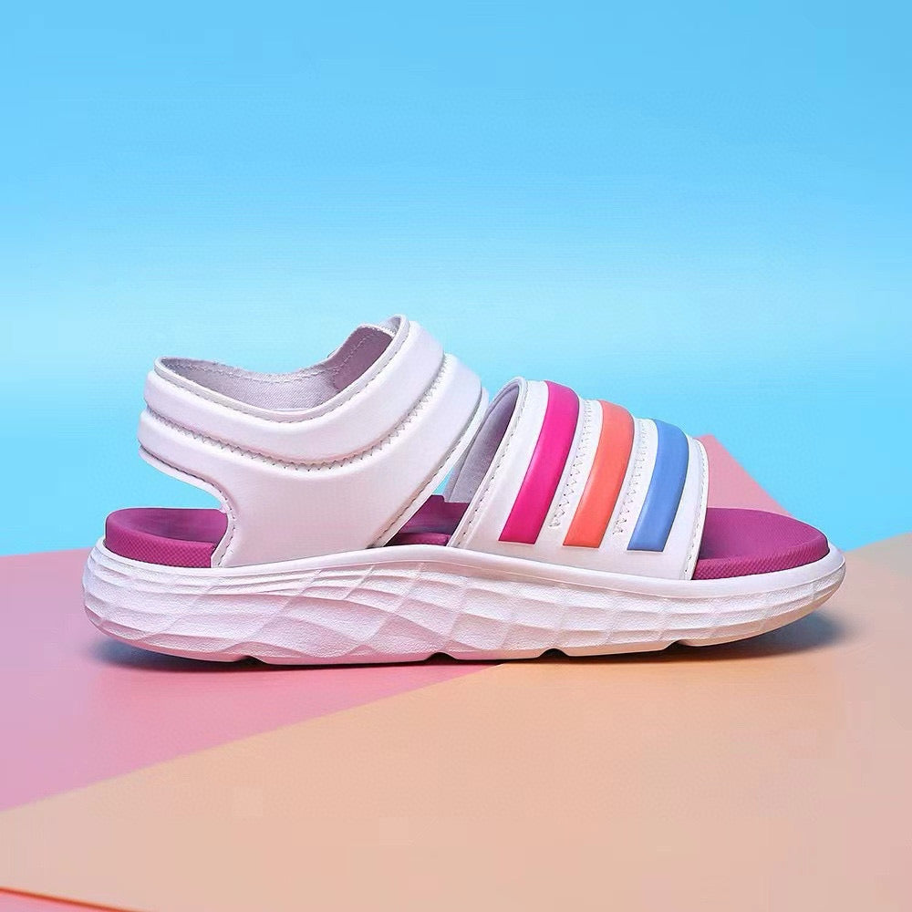 Adidas Durango Sandals lightweight non-slip wear-resistant sandals " white, fuchsia"