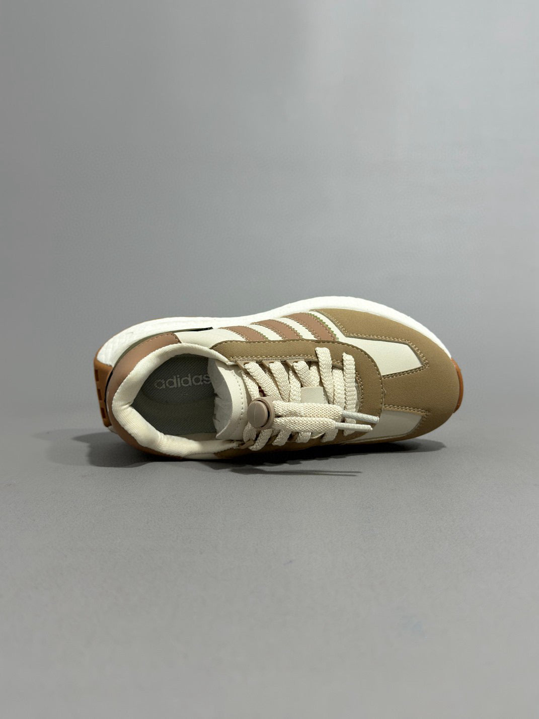 Adidas Popcorn Running Shoes" cream, beige"