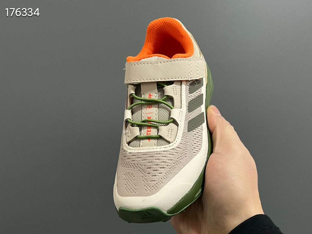 AD Lego joint outdoor lightweight children's sports shoes" gray, green"