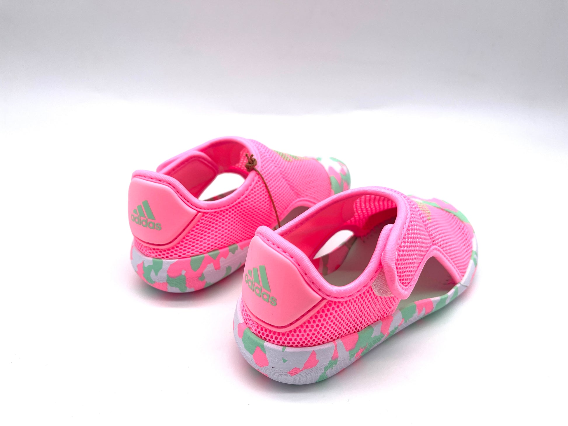 Adidas 3.0 Baotou mesh sandals "pink, green"