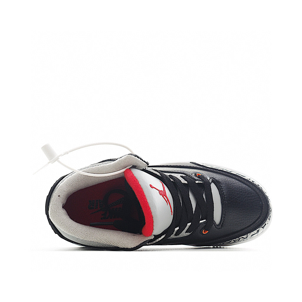 Joe 3 air cushion bottom children's shoes" white, black, gray"