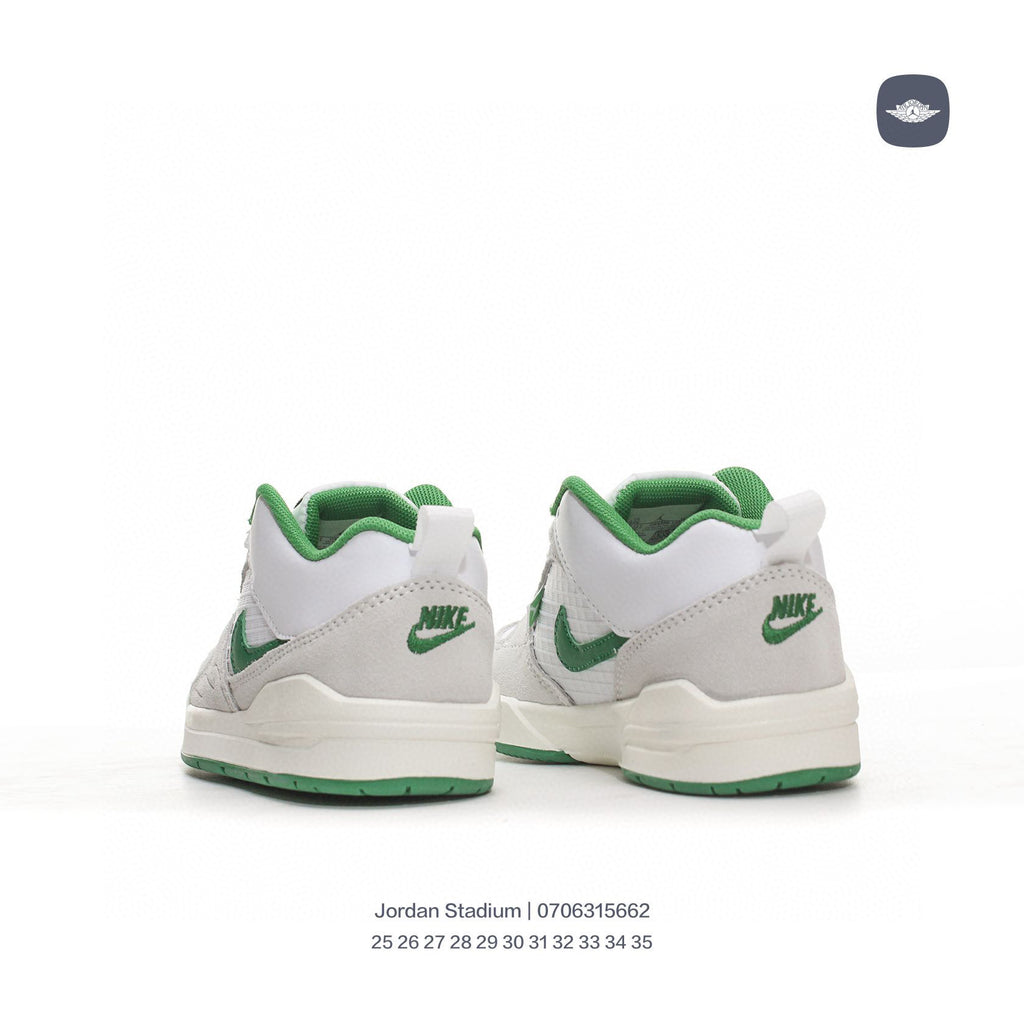 Jordan Stadium sneakers for kid "light gray, green"