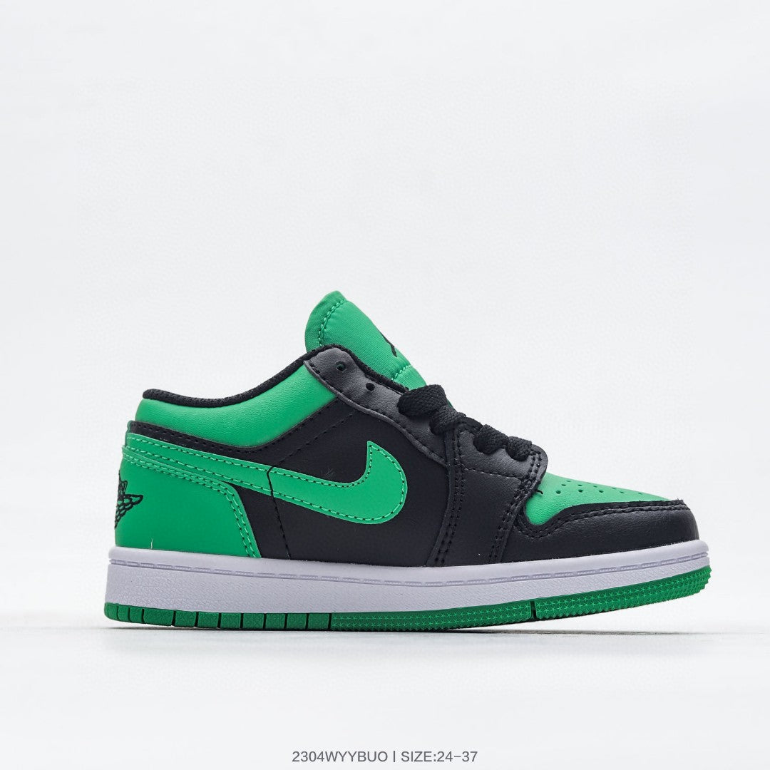 Joe 1 low-top children's shoes" black, green"