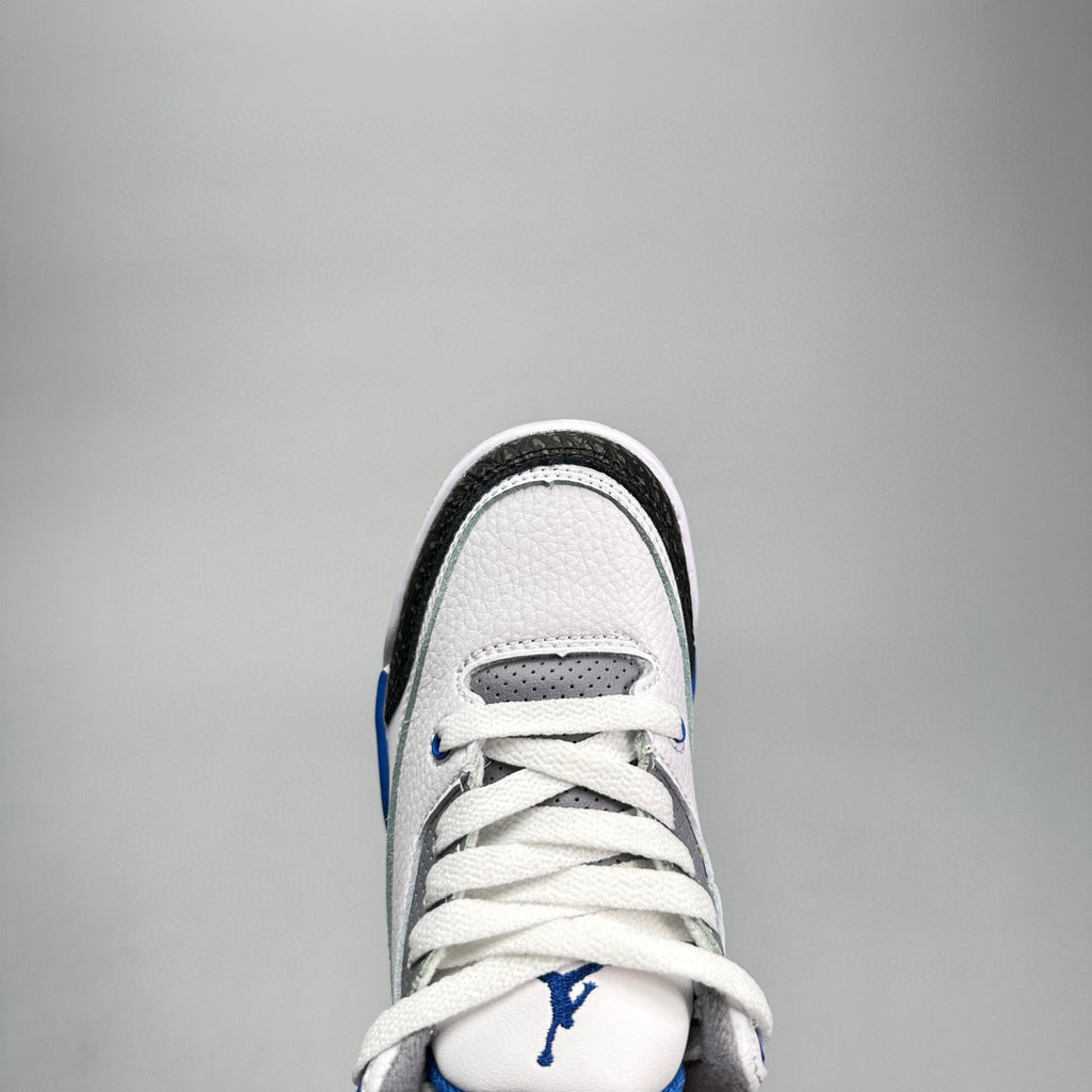 Jordan 3 children's shoes" white, blue"