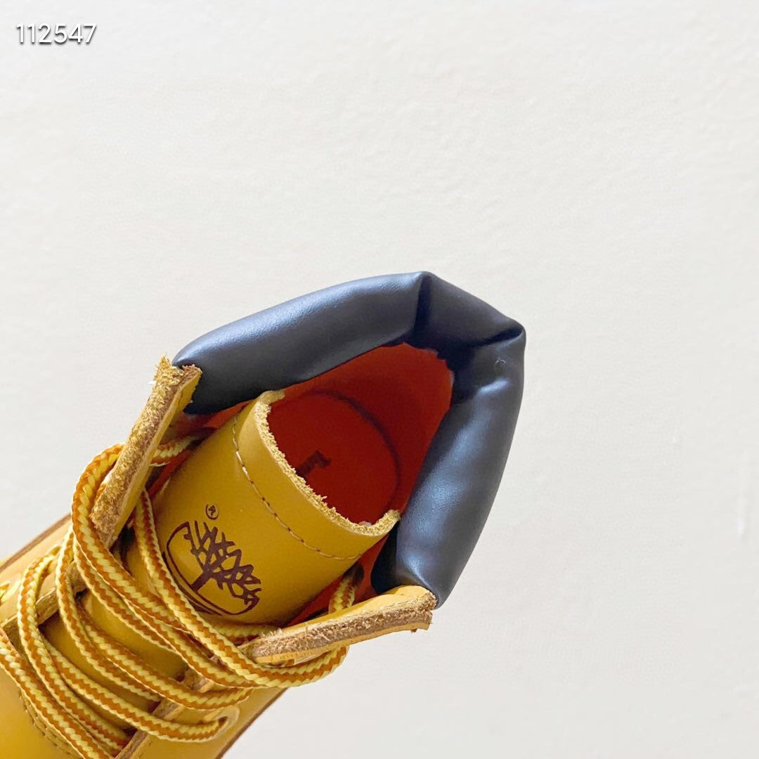 Timberland knitted children's work boots" Camel"