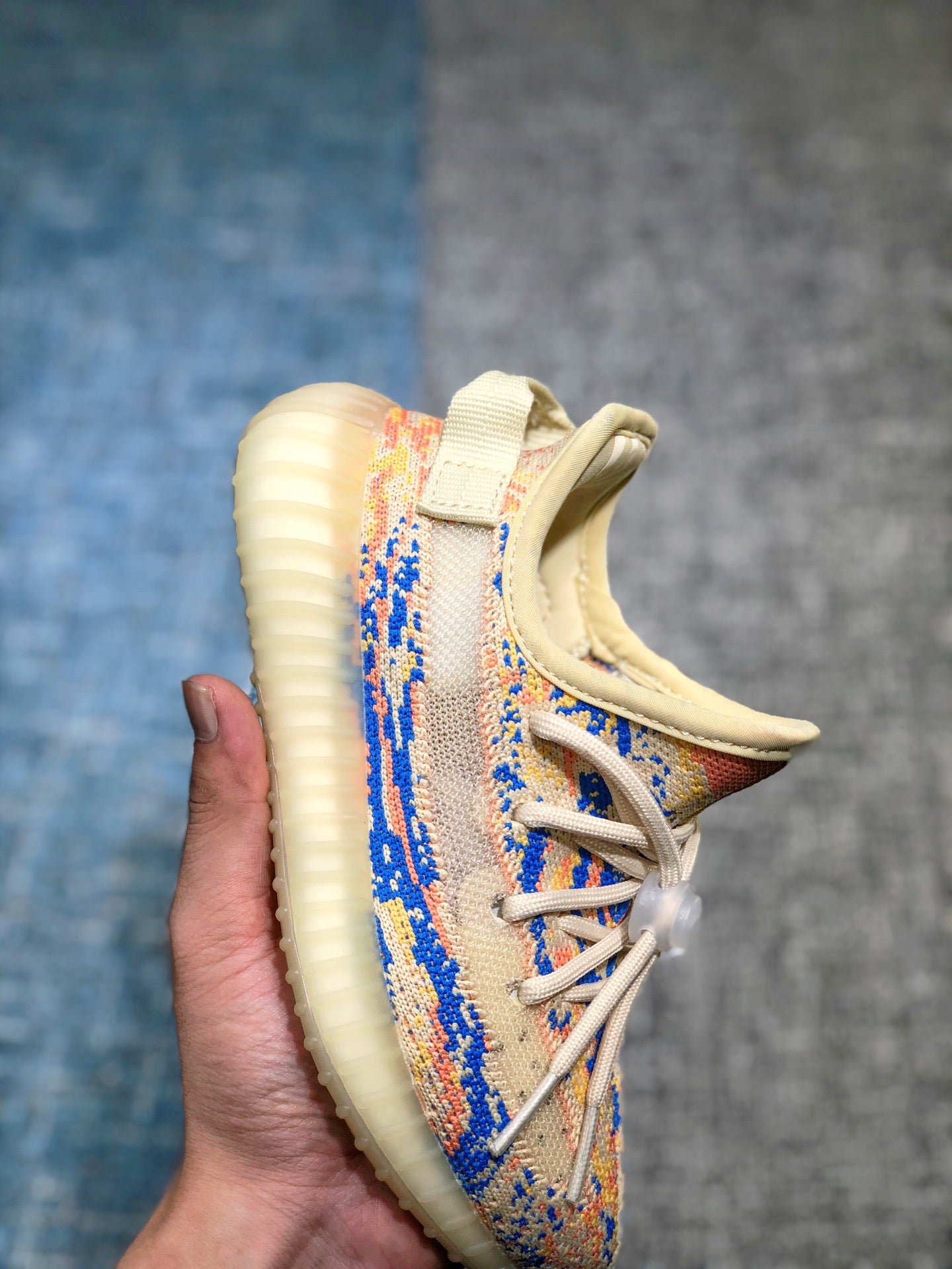 Coconut 350V2 really explosive children's shoes" orange, blue"