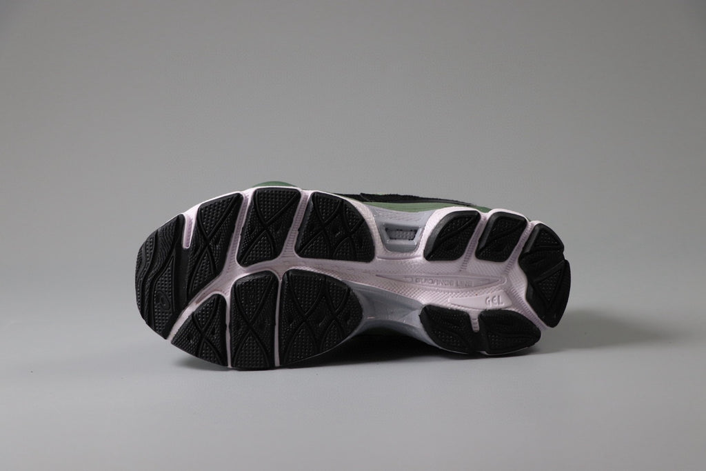 Asics Gel-NYC Professional"   white, black, dark & light  green"