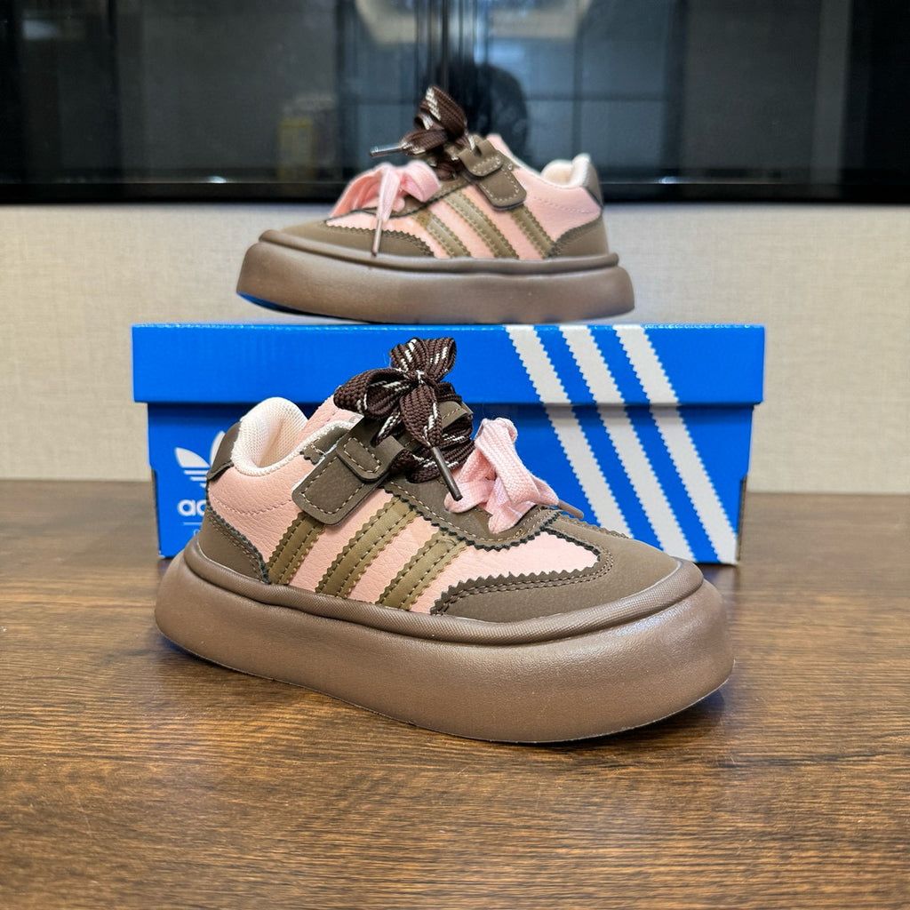 Adidas training invisible Velcro sneakers" pink, brown"