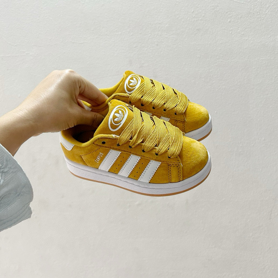 Adidas bread Dexter lace-up pig leather sneakers" yellow"
