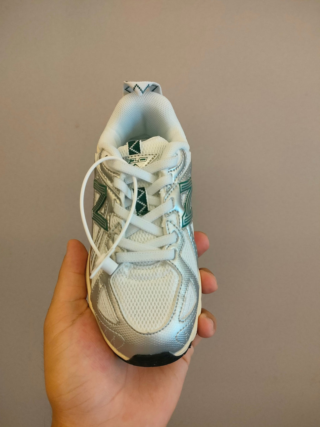 NB610 children's outdoor shoes" silver"
