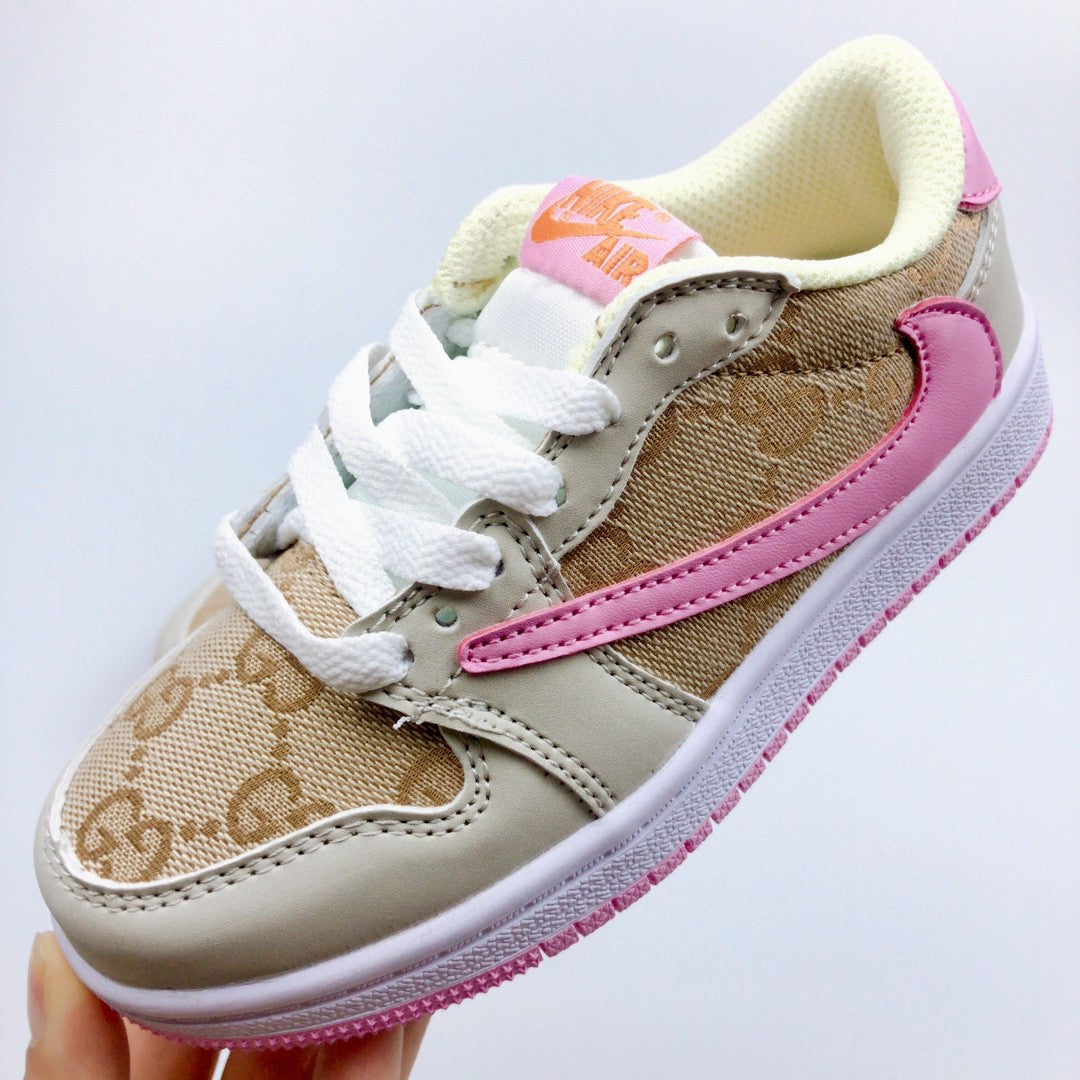 Jordan low-top reverse hook black warrior" beige, pink"