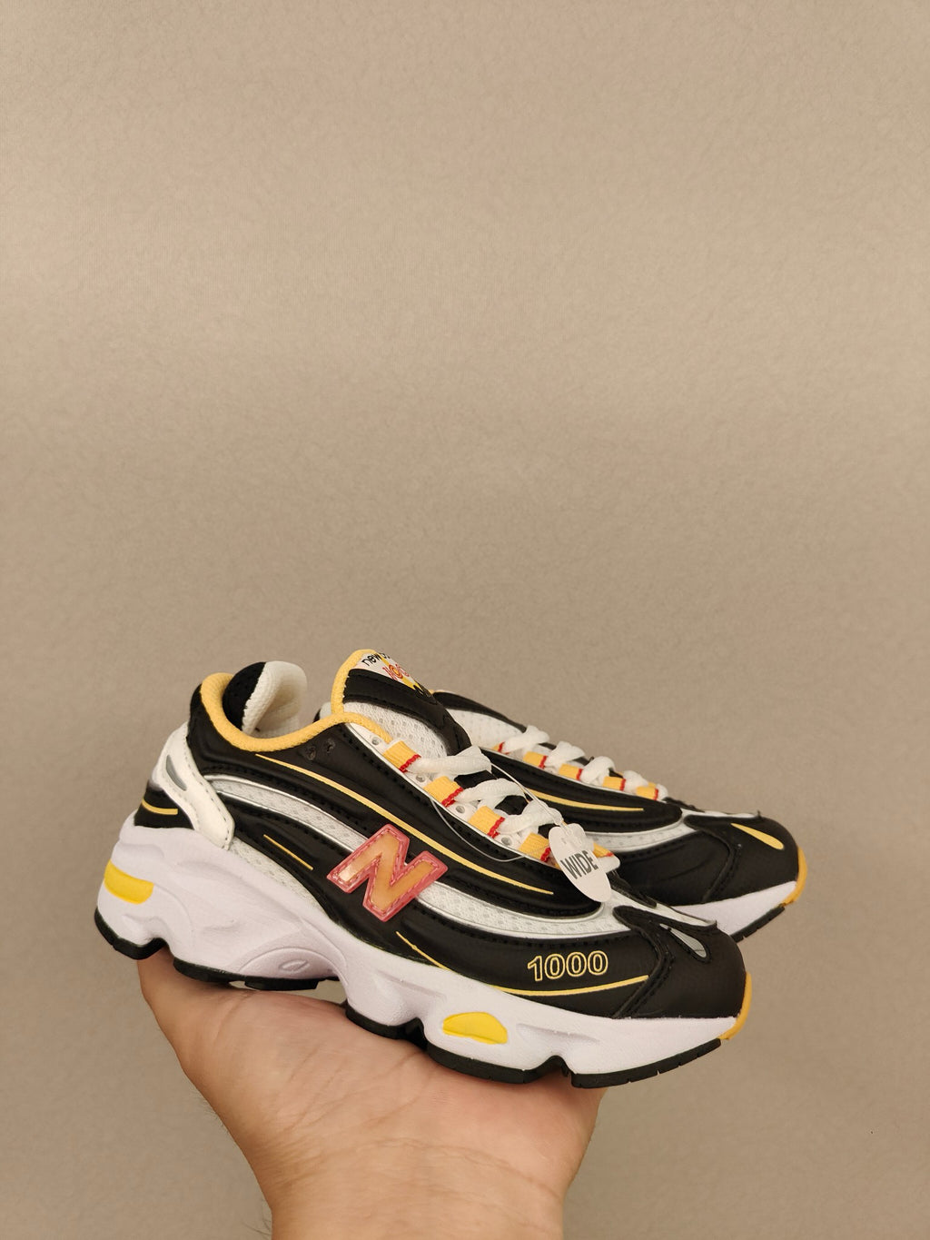NB1000 lace-up children's shoes" white, black"