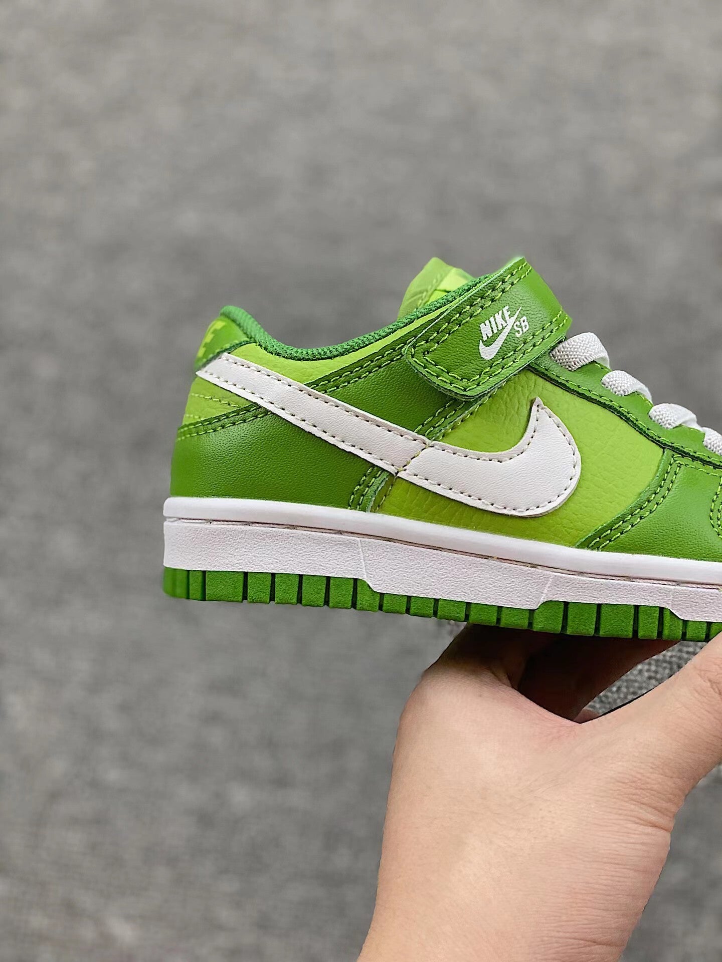 SB Velcro children's shoes" Green"