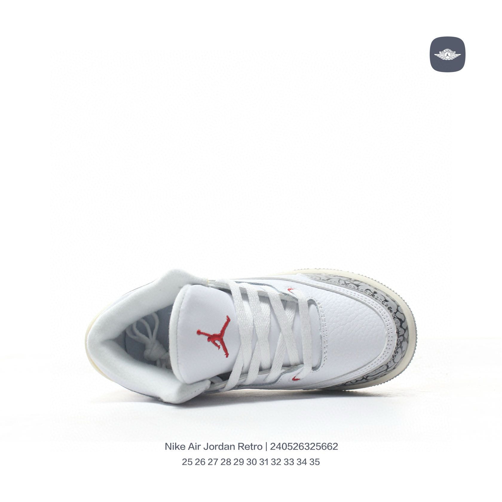 Joe 3" white, cream"