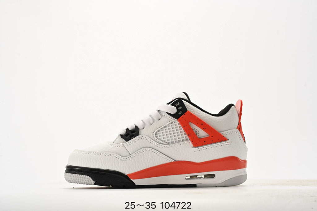 Joe 4 air cushion high quality children's shoes " white, orange"