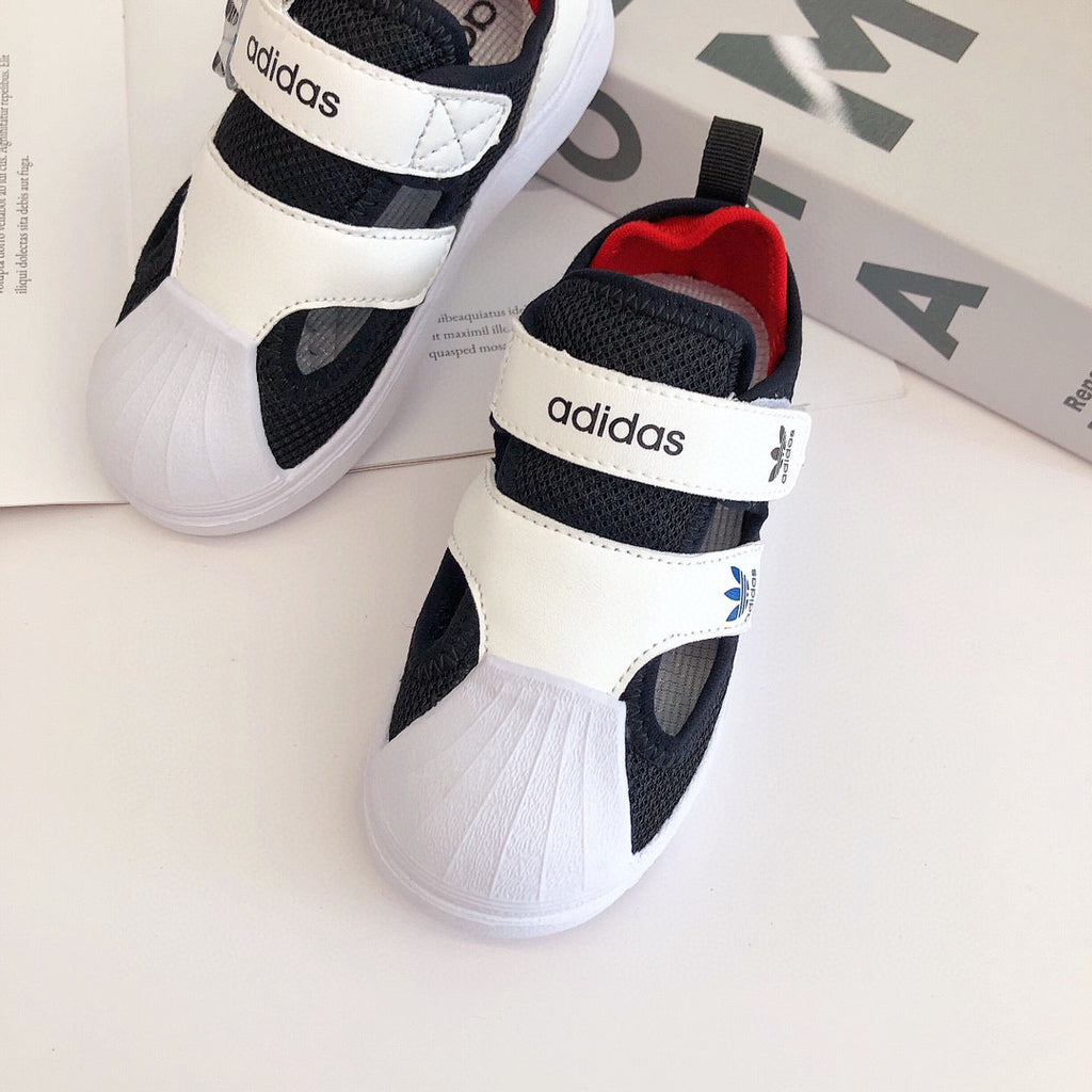 Adidas Baotou shell toe Bingdundun" black, white"