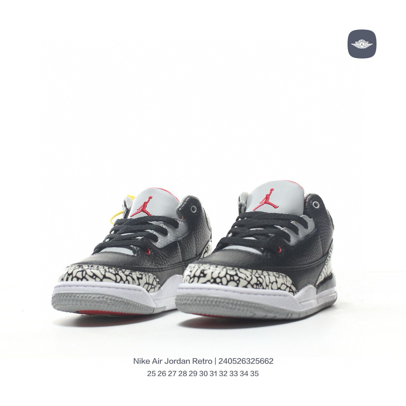 Joe 3" black, gray"
