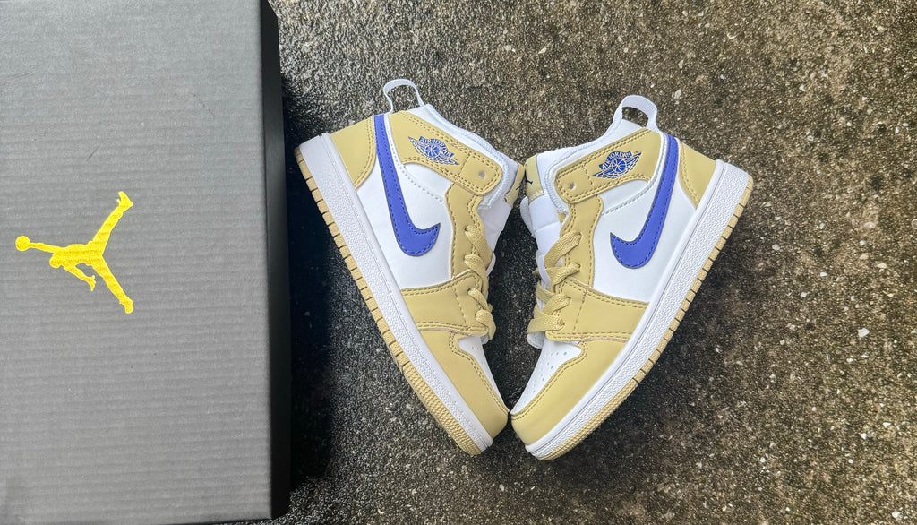 Joe 1 lace up" white, dark blue, khaki"