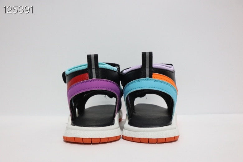 NK high top Velcro children's sandals "black"