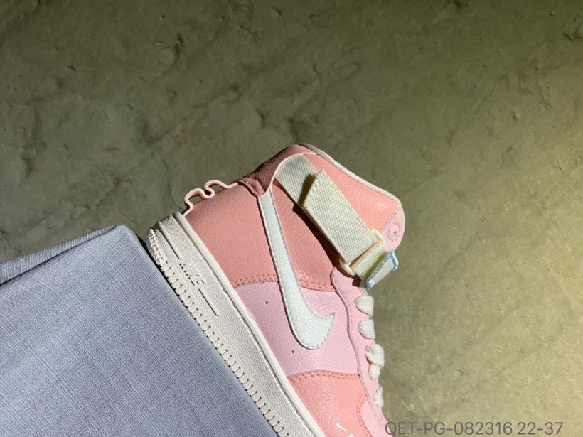 High-top Macaron Air Force" Pink"