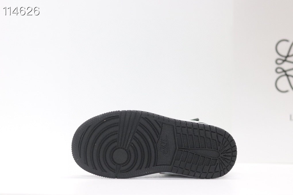 Joe's high-top Velcro children's shoes" white, black"