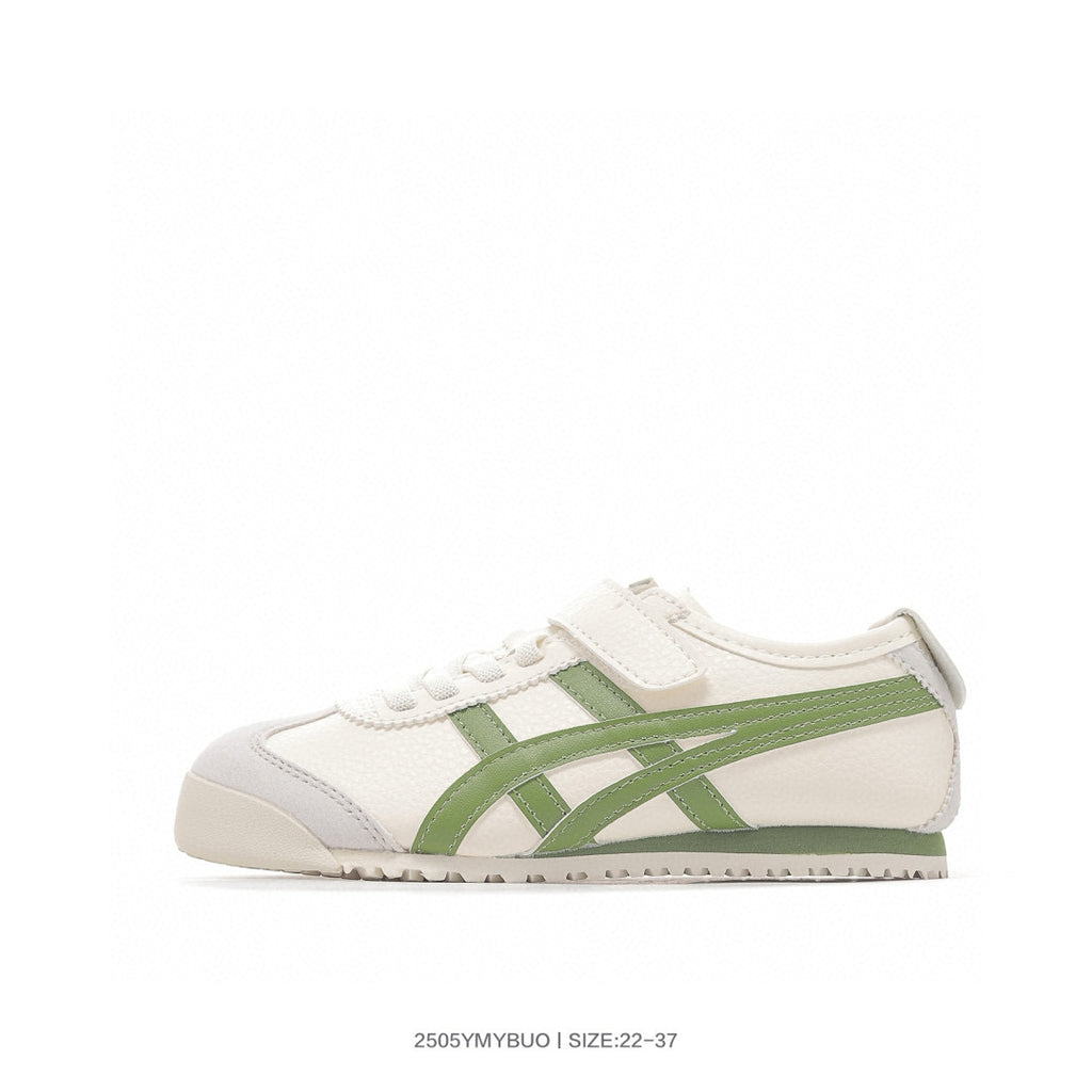 Asics shoes " white,& green"
