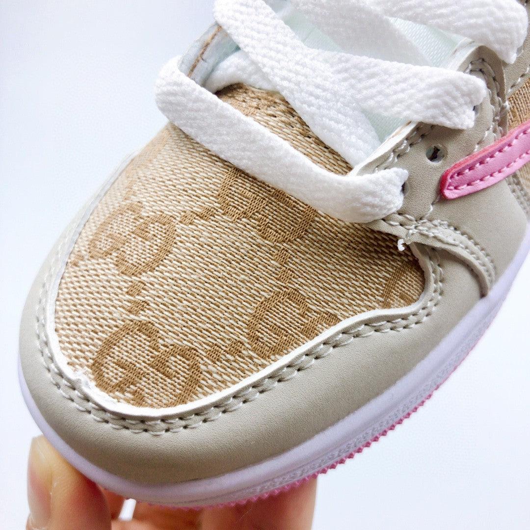 Jordan low-top reverse hook black warrior" beige, pink"