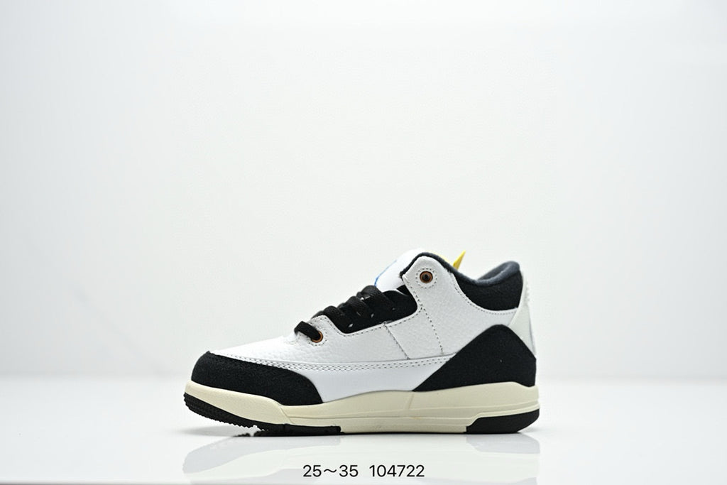 Joe 3" white, black, cream"