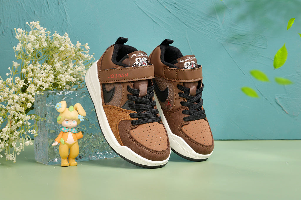Nike Jordan 90 children's casual shoes" brown"