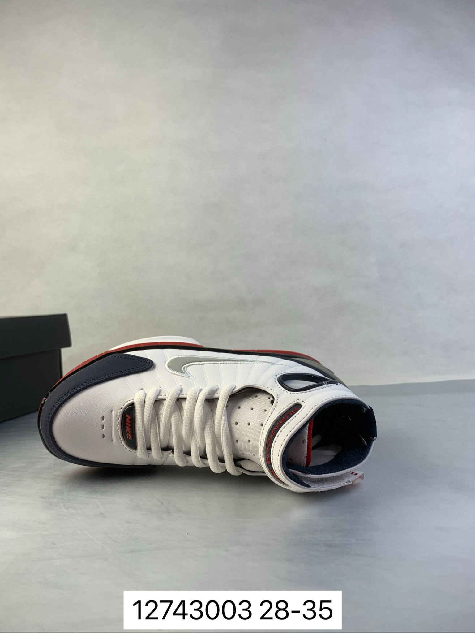 Nike Air Zoom 2K4 basketball shoes " white, red"