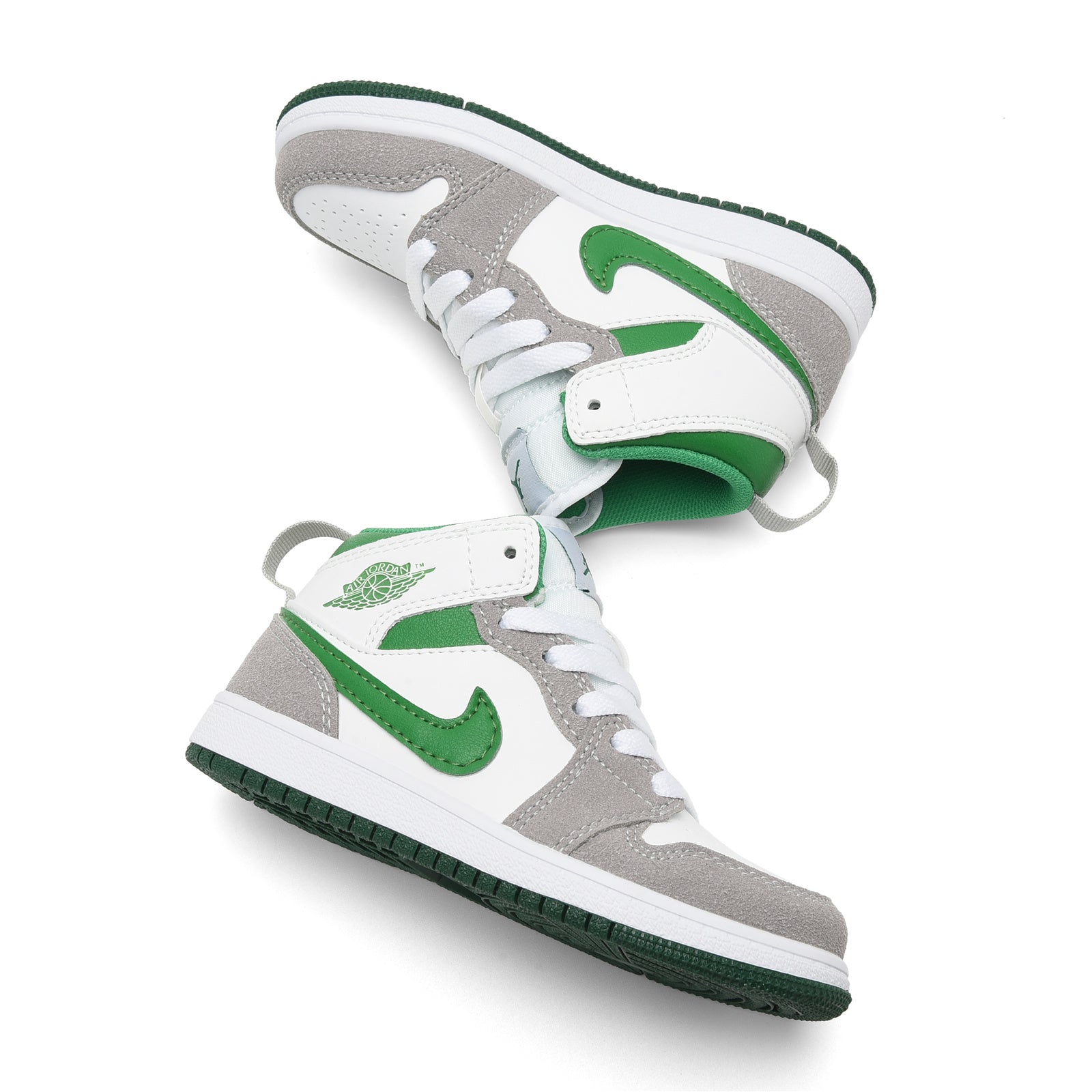 AJ-127" Gray, green"
