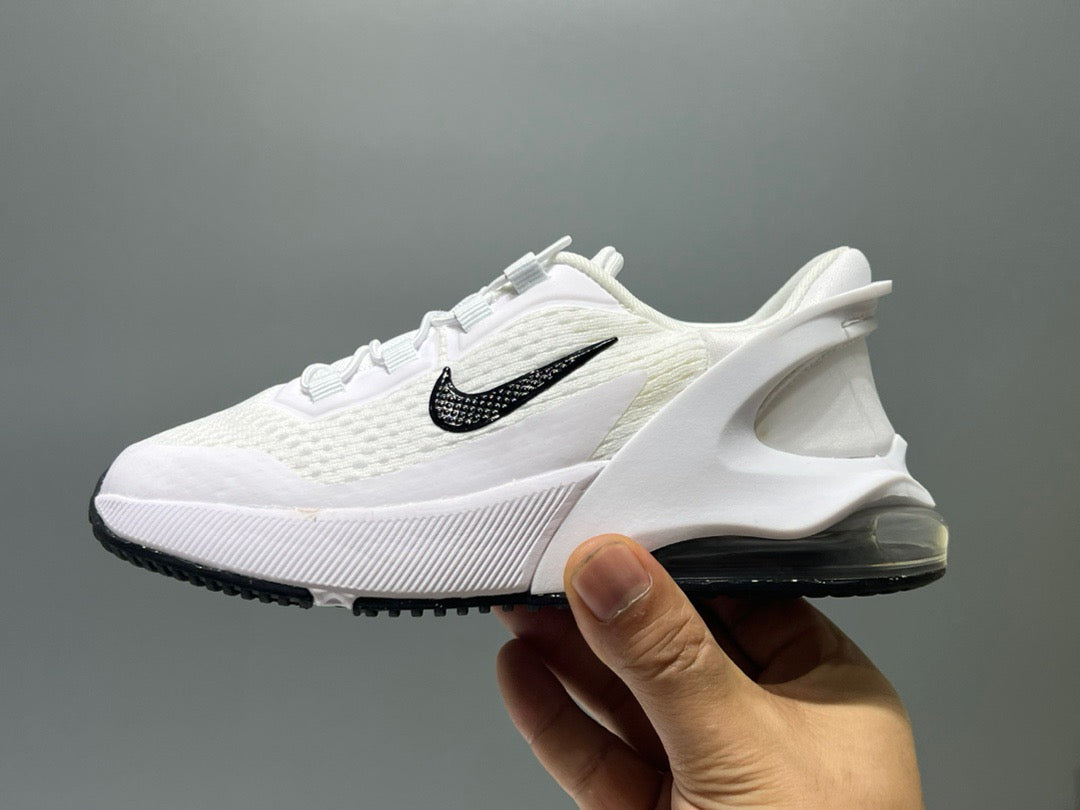 Nike 270 third generation elastic band air cushion children's shoes" white"