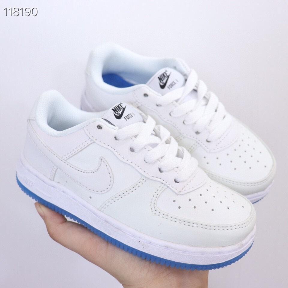 Air Force low-top lace-up sneakers" white"
