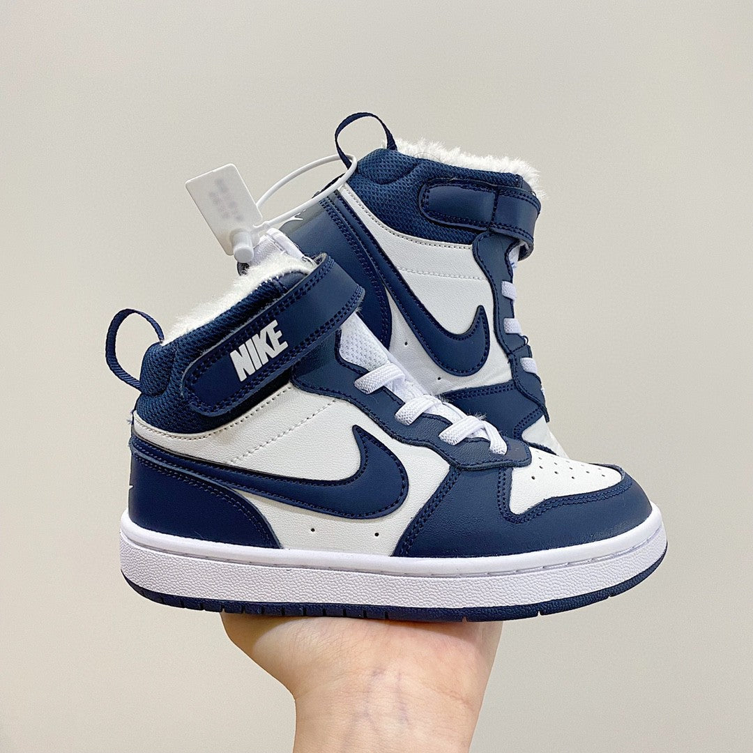 NIKE COURT Borough Mid2 JUN Air Force Workwear" Navy, white"